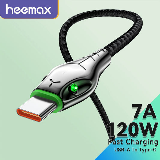 120W Fast Charging Cable, USB-A to USB-C