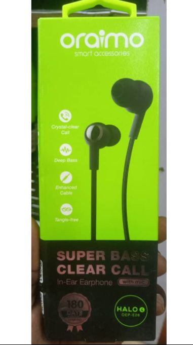 oraimo Halo 4 In-Ear Wired Headphones