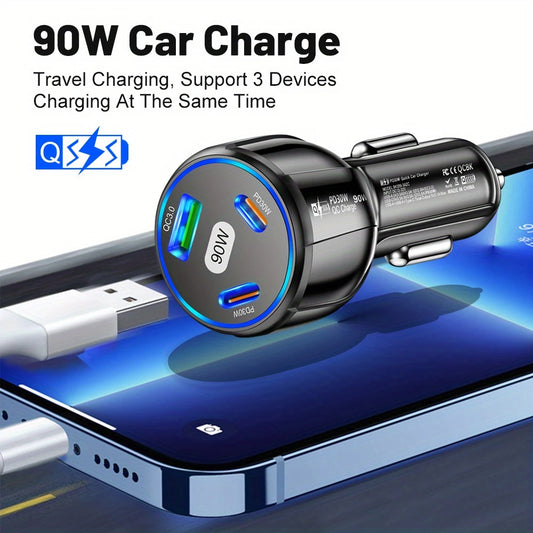 90W Car Charger