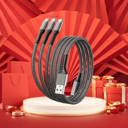 3 in 1 Cables 1.2m length