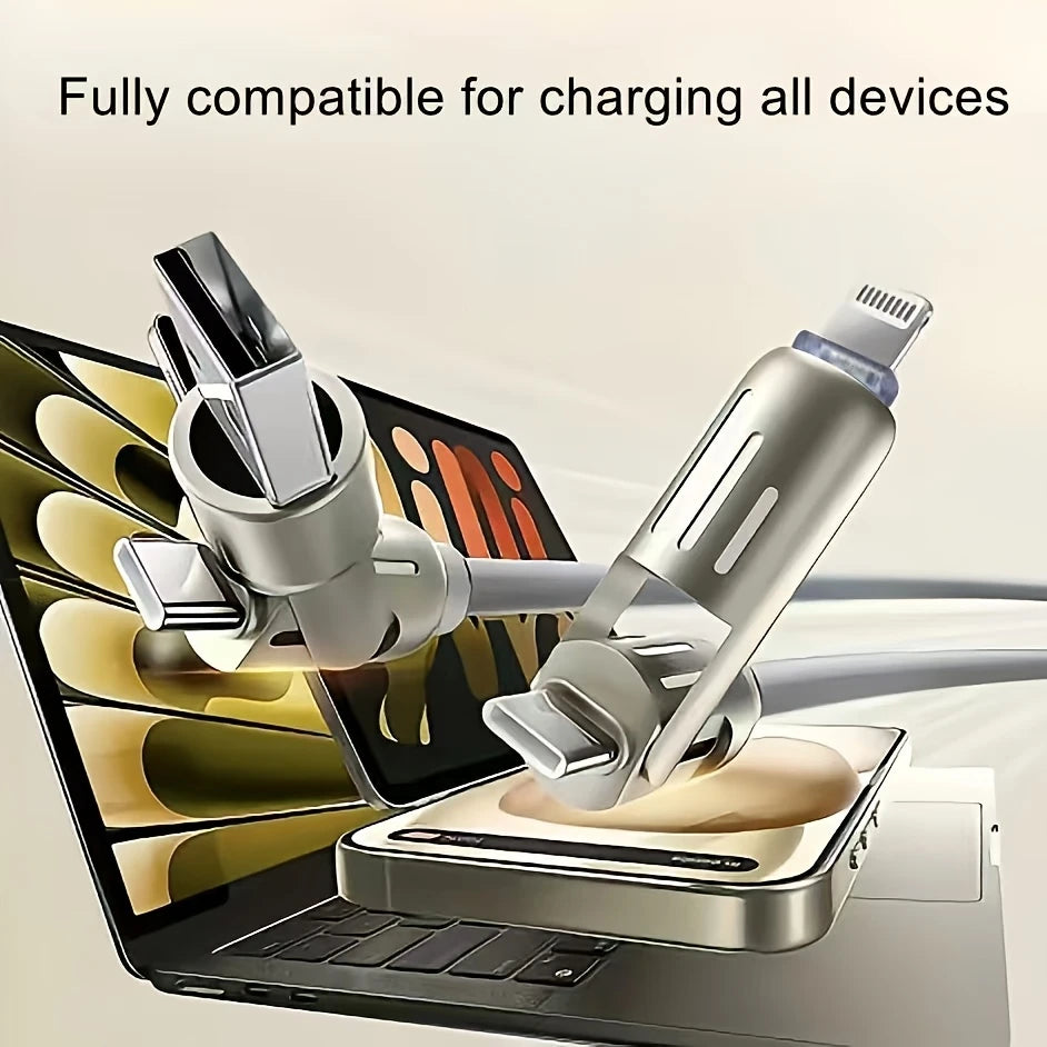 100W Max 4-in-1 USB-C Cable
