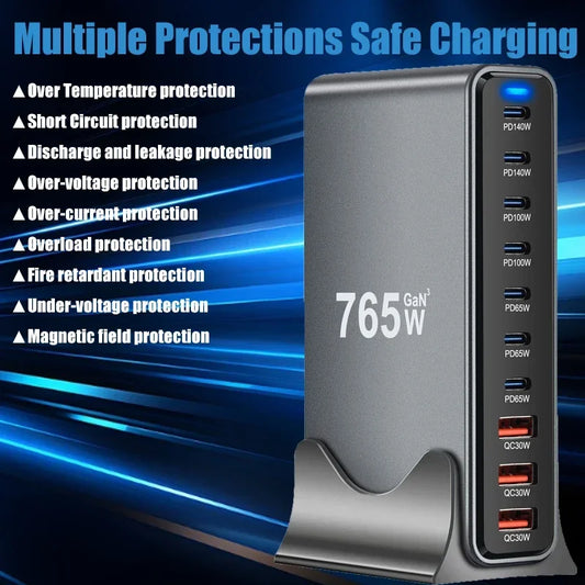 765W Multi-Port Charging Station