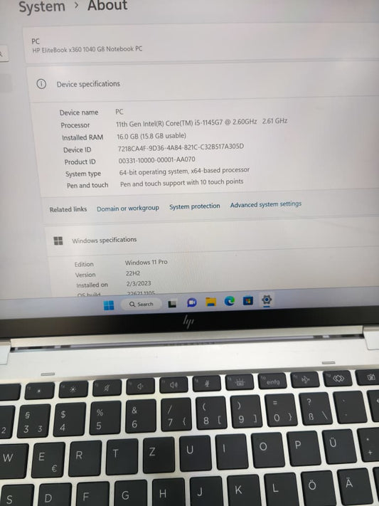 HP Elitebook 1040 G8 x360