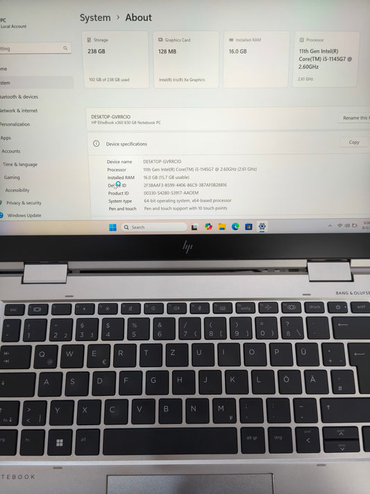 HP Elitebook 830 G8 x360