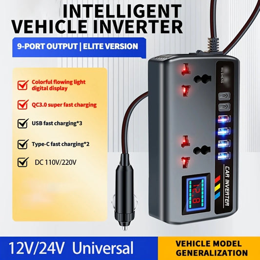 Universal 12V/24V Car Power Inverter