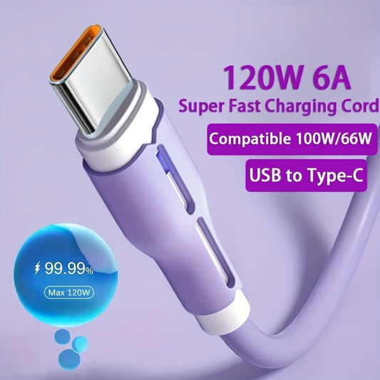 120W 6A Ultra-Fast Charging Cable 1m 3ft
