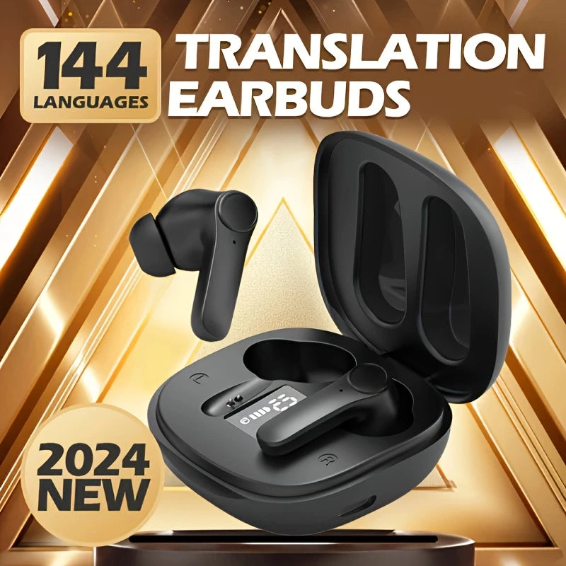 AI Translation Earbuds 144 Language Wireless