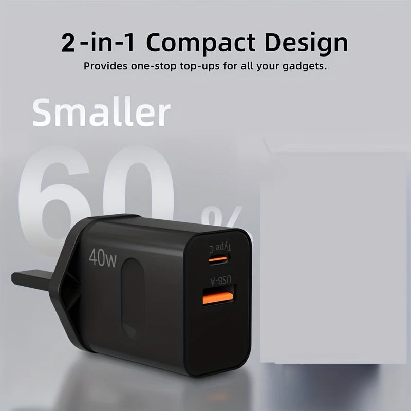 40W USB-C Super Fast Charger Plug