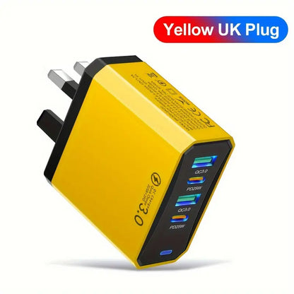40W Dual USB-C Fast Charging Wall Adapter