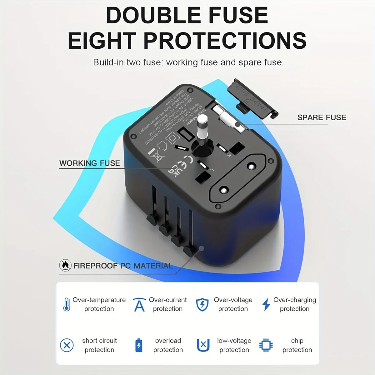 20W Adapter with All-in-One Plug