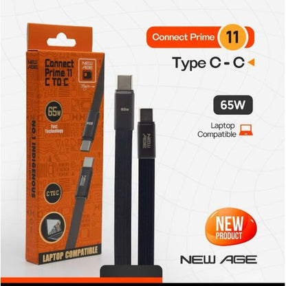 New Age 65watt Type C-C Laptop Cable