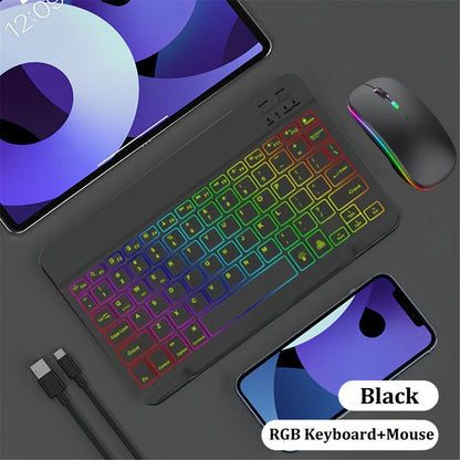 Rechargeable Wireless Keyboard and Mouse Set