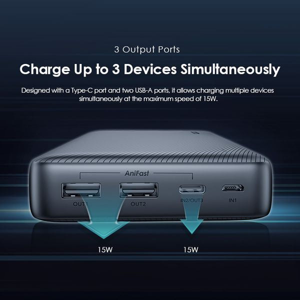 Oraimo Traveler 15 Flash 20000mAh 15W Power Bank