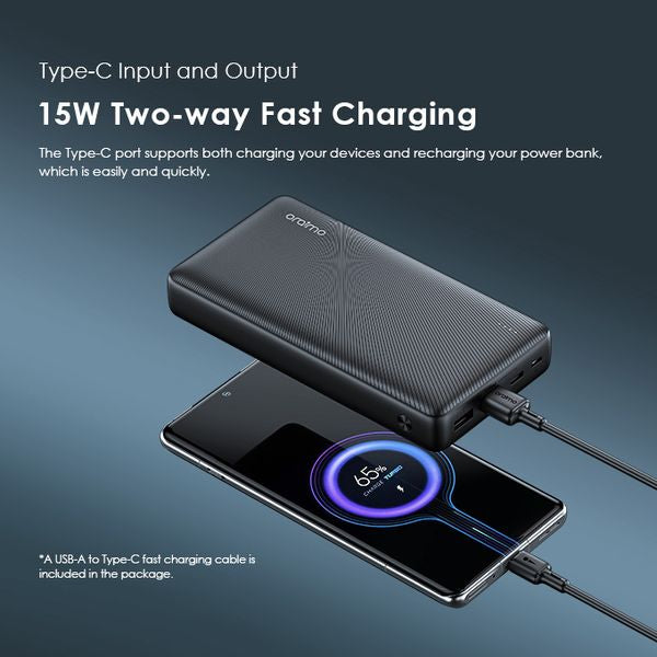 Oraimo Traveler 15 Flash 20000mAh 15W Power Bank