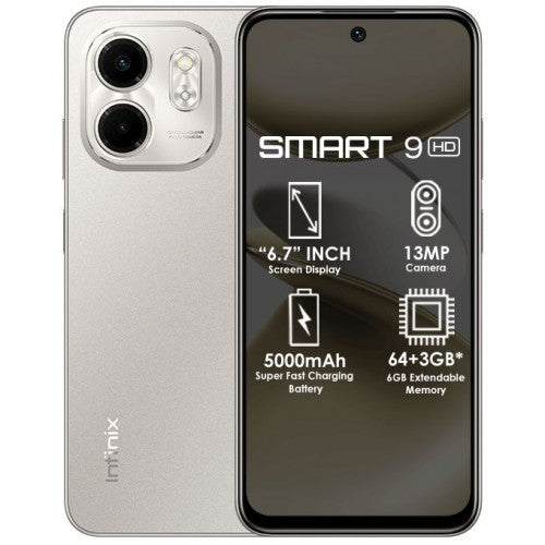 New Infinix Smart 9 hd 64GB 3GB RAM Black