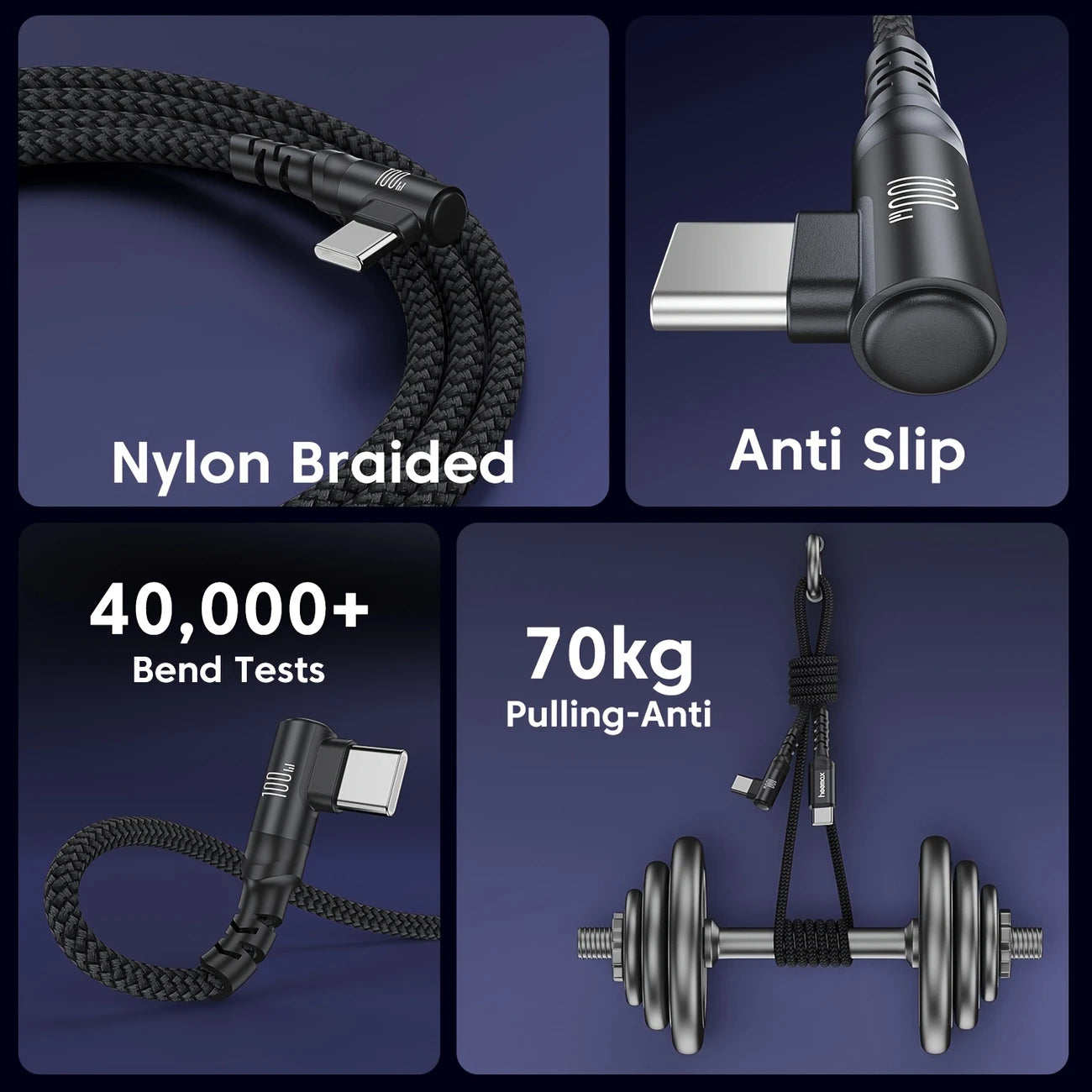 USB C Cable 100W, USB C to USB C