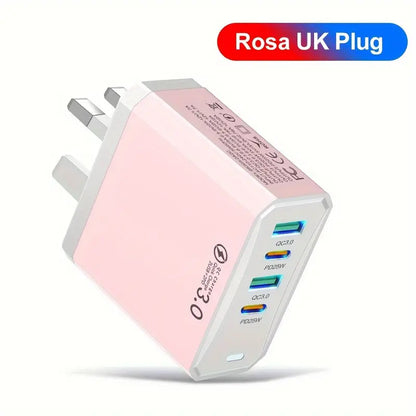 40W Dual USB-C Fast Charging Wall Adapter