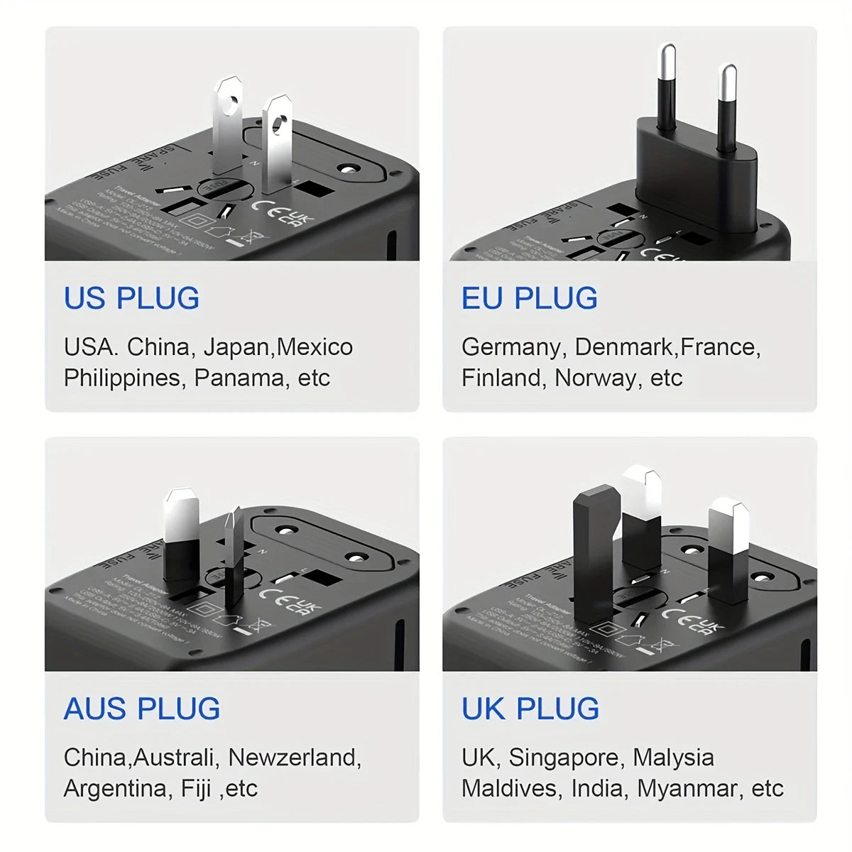 20W Adapter with All-in-One Plug